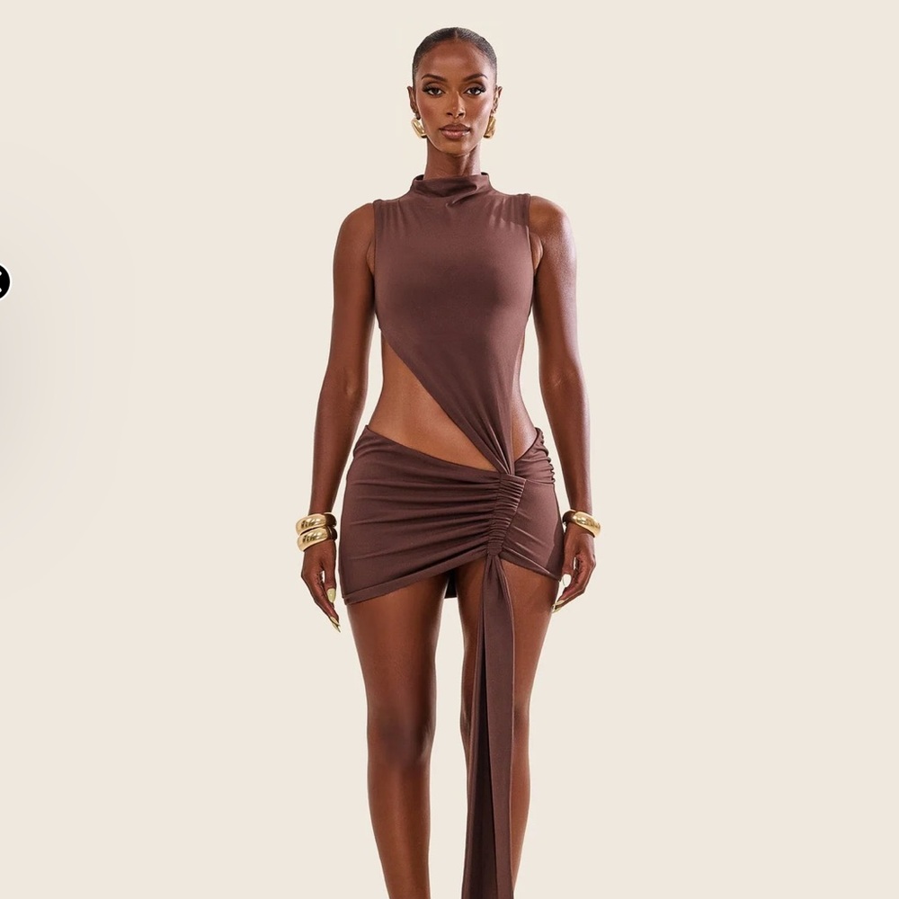 Mars the Label NEW brown mini dress